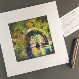 Hand finished Canvas Print, Autumn Glow