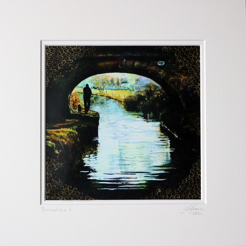 Hand finished canvas print, BridgeHole 2 - Image 5
