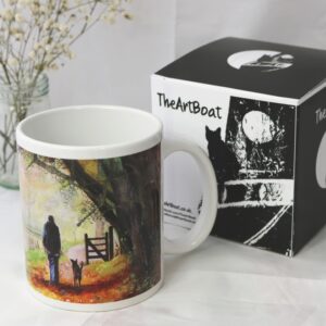 Art Mug, Autumn Walk