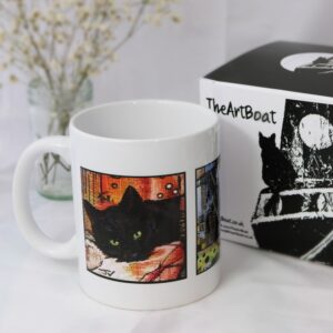 Art Mug, Black Cat
