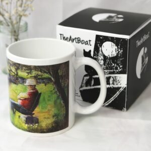 Art Mug, Fisherman in Red