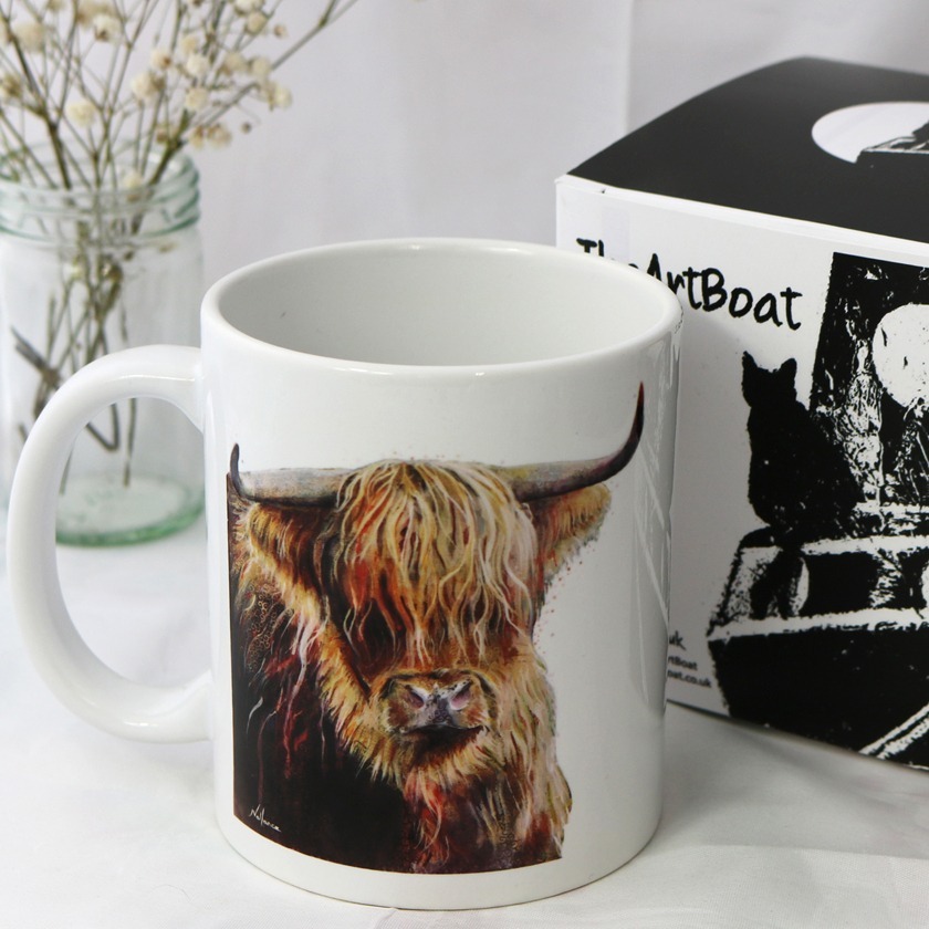 Art Mug, Highland cow - Image 2