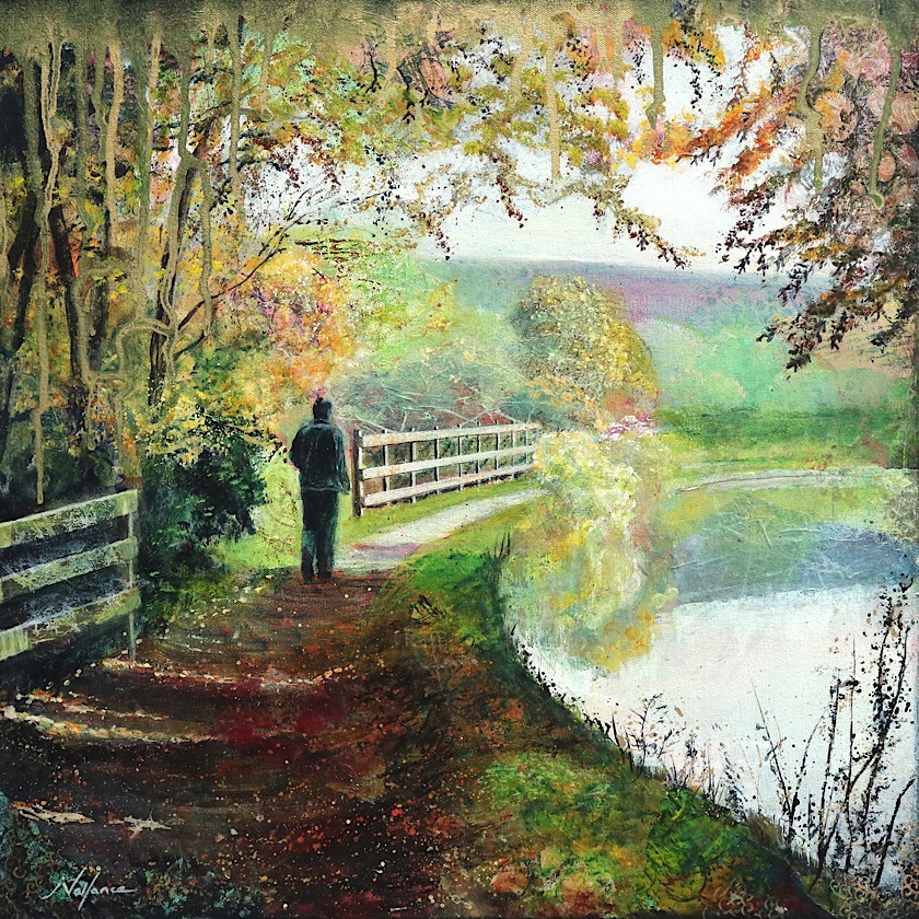 Quiet Autumn. Original Painting.