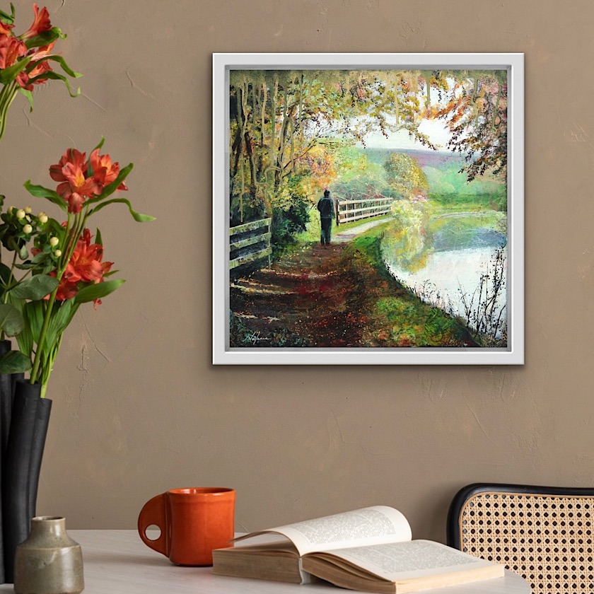 Quiet Autumn. Original Painting. - Image 4